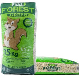 Ingrosso Pellet Feel forest Green Abete